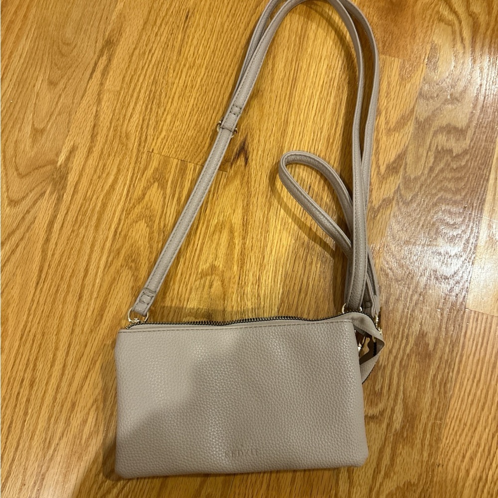 Chic Taupe Crossbody Bag